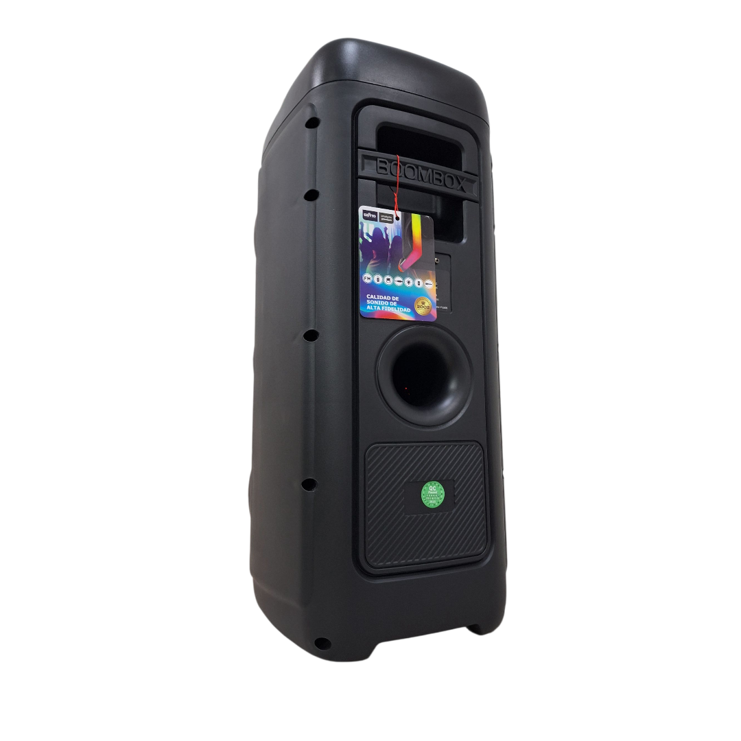 Torre de Sonido con Subwoofer + Luces RGB + Micrófono Ewtto EW-P523MBC