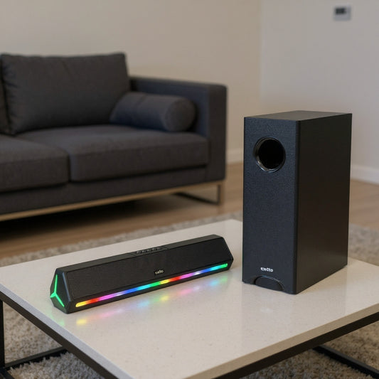 Barra de Sonido con Woofer Ewtto P3555