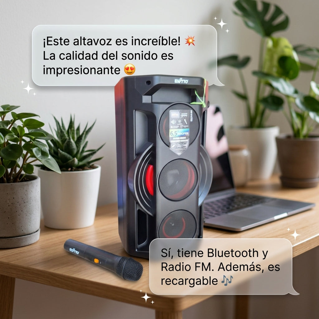 Parlante Recargable EW-P437MB