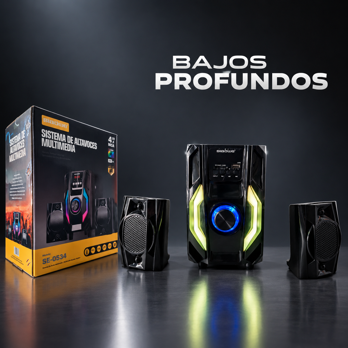 Teatro en Casa con Subwoofer | Siaowe SE-0534