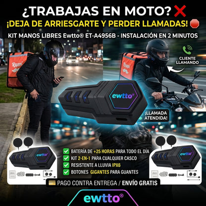 Auriculares para Casco Ewtto ET-A4956B