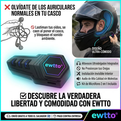 Auriculares para Casco Ewtto ET-A4956B