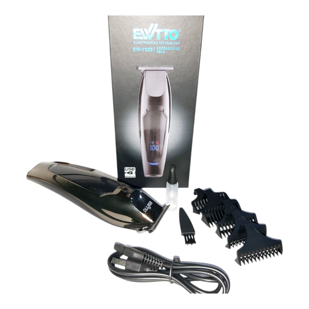 Máquina Inalámbrica y Recargable para Barba - Ewtto Y302