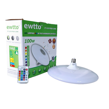 Lámpara LED 100W con Bluetooth y Música L0247