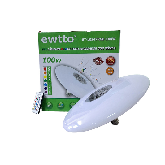Lámpara LED 100W con Bluetooth y Música L0247