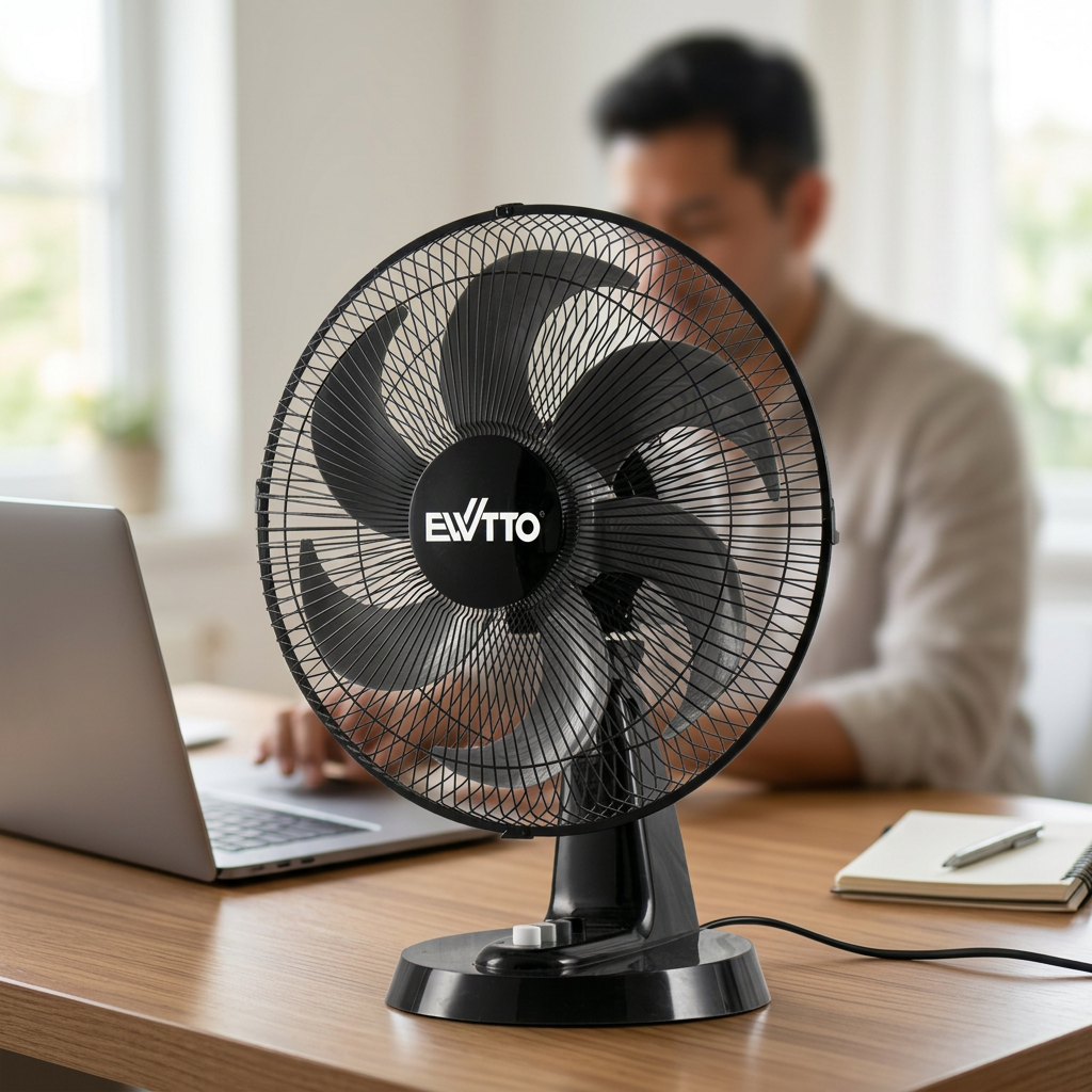 Ventilador de mesa EWTTO EW-H657 de 12 pulgadas | 3 velocidades