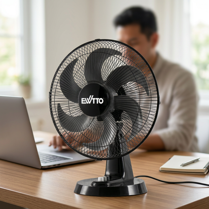 Ventilador de mesa EWTTO EW-H657 de 12 pulgadas | 3 velocidades