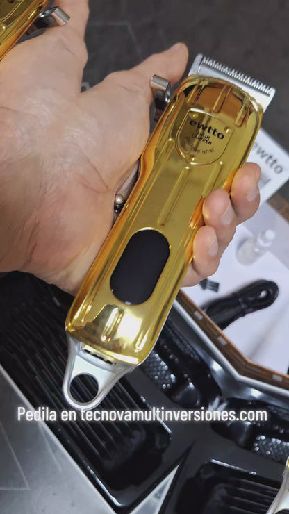 Máquina Inalámbrica y Recargable para Cabello y Barba Ewtto Y3474