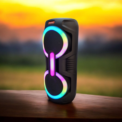 Torre de Sonido Portátil Ewtto ET-P5800MB con Micrófono y Luces RGB