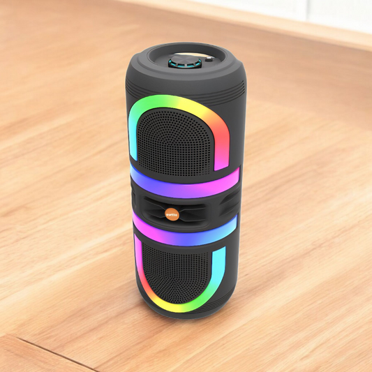 Torre de Sonido Portátil Ewtto ET-P5801MB con Micrófono y Luces RGB
