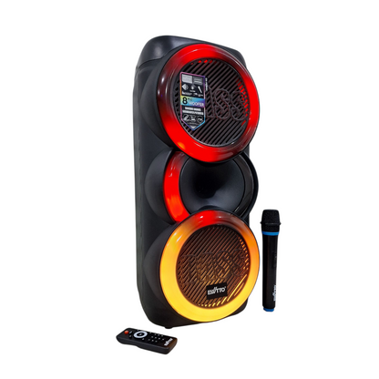 Torre de Sonido con Subwoofer + Luces RGB + Micrófono Ewtto EW-P523MBC