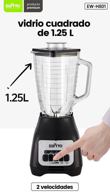 Licuadora 600W Ewtto H801 (negro)