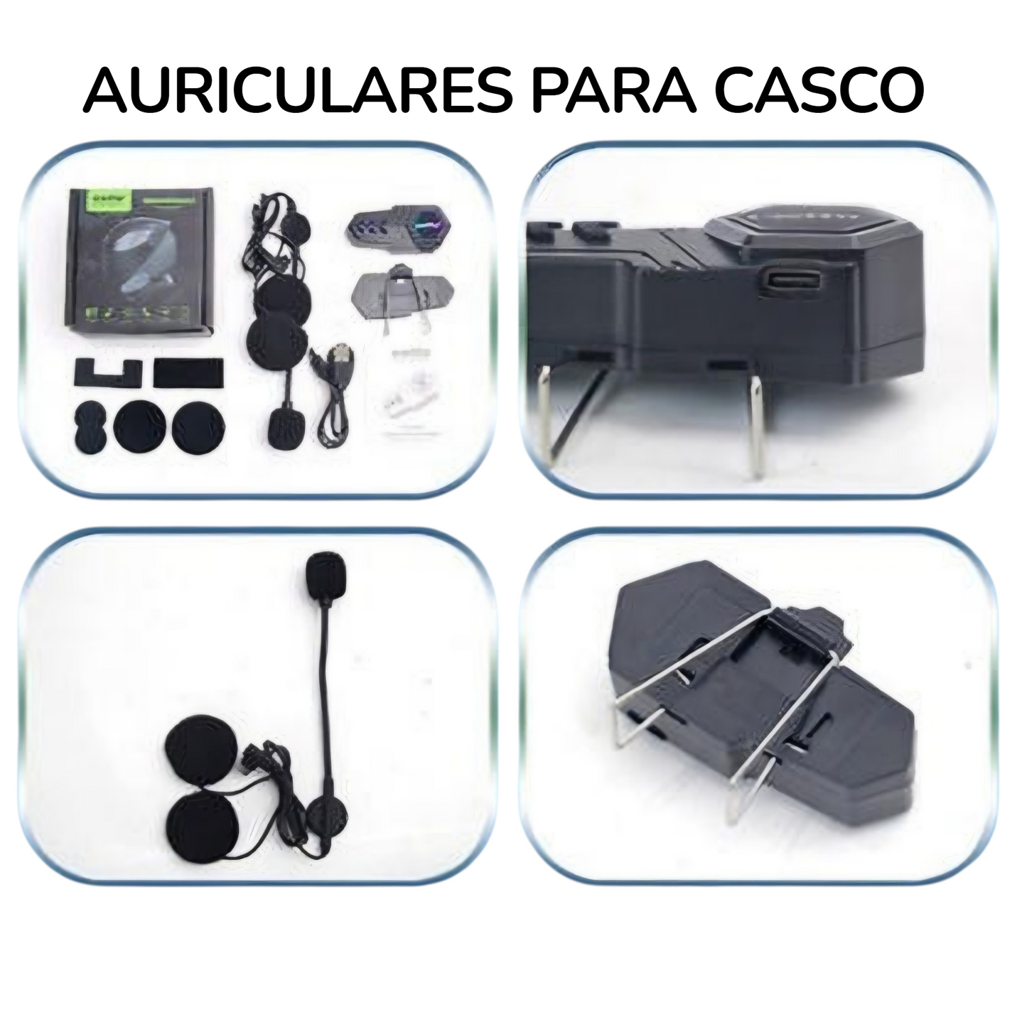 Auriculares para Casco Ewtto ET-A4956B