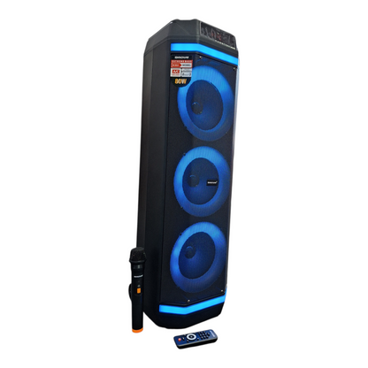 Torre de Sonido con Subwoofer + Micrófono | Siaowe SE-0513