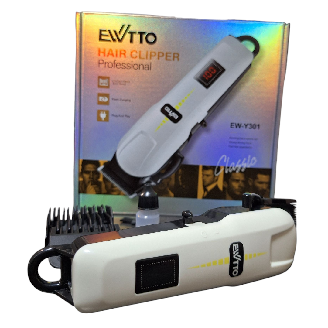 Cortadora Profesional para Cabello y Barba Ewtto EW-Y301 – Potencia, Precisión y Estilo