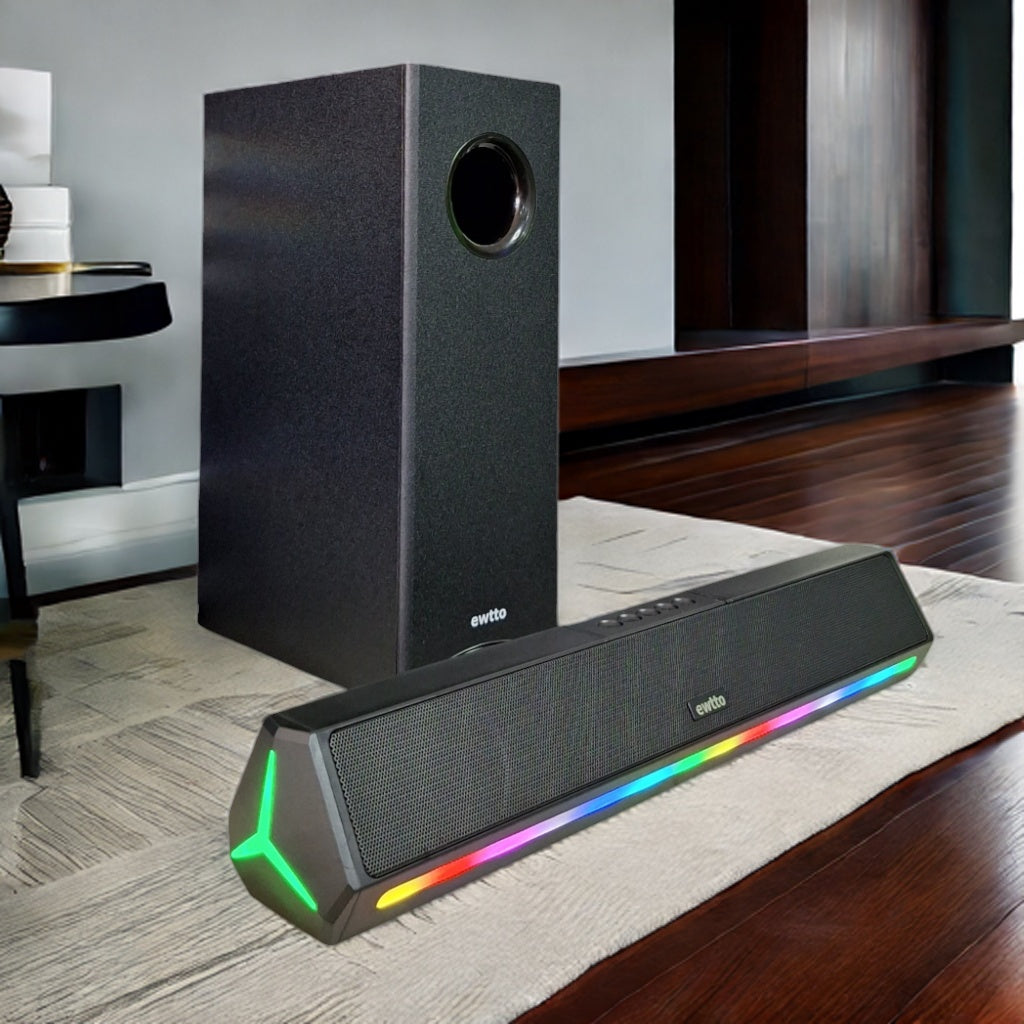 Barra de Sonido con Woofer Ewtto P3555