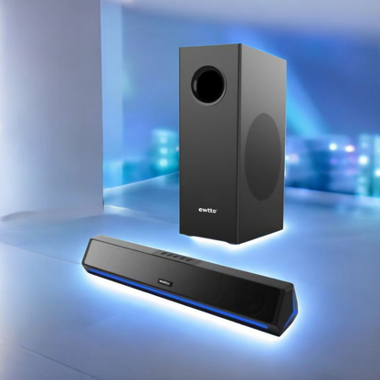 Barra de Sonido con Woofer Ewtto P3555