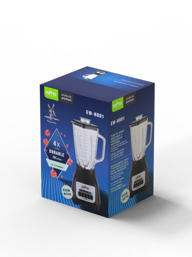 Licuadora 600W Ewtto H801 (negro)