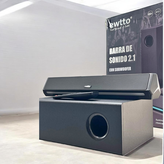 Barra de Sonido con Woofer Ewtto P3555