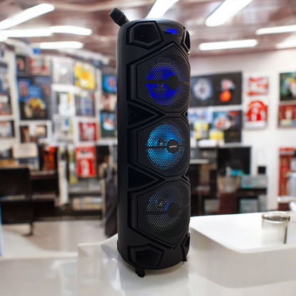 Torre de Sonido Portátil Ewtto ET-P5664MBC con Bluetooth, Luces RGB y Micrófono