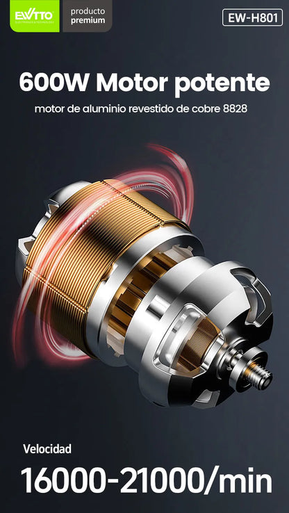 Licuadora 600W Ewtto H801 (negro)