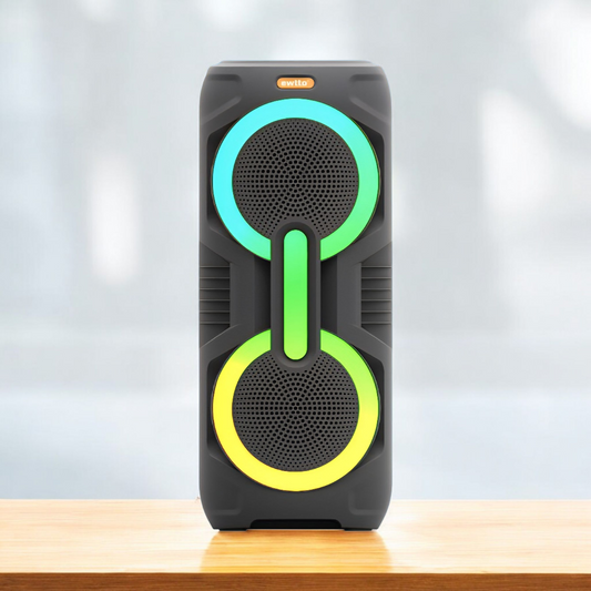 Torre de Sonido Portátil Ewtto ET-P5800MB con Micrófono y Luces RGB