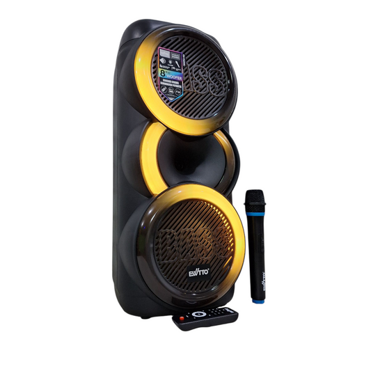 Torre de Sonido con Subwoofer + Luces RGB + Micrófono Ewtto EW-P523MBC