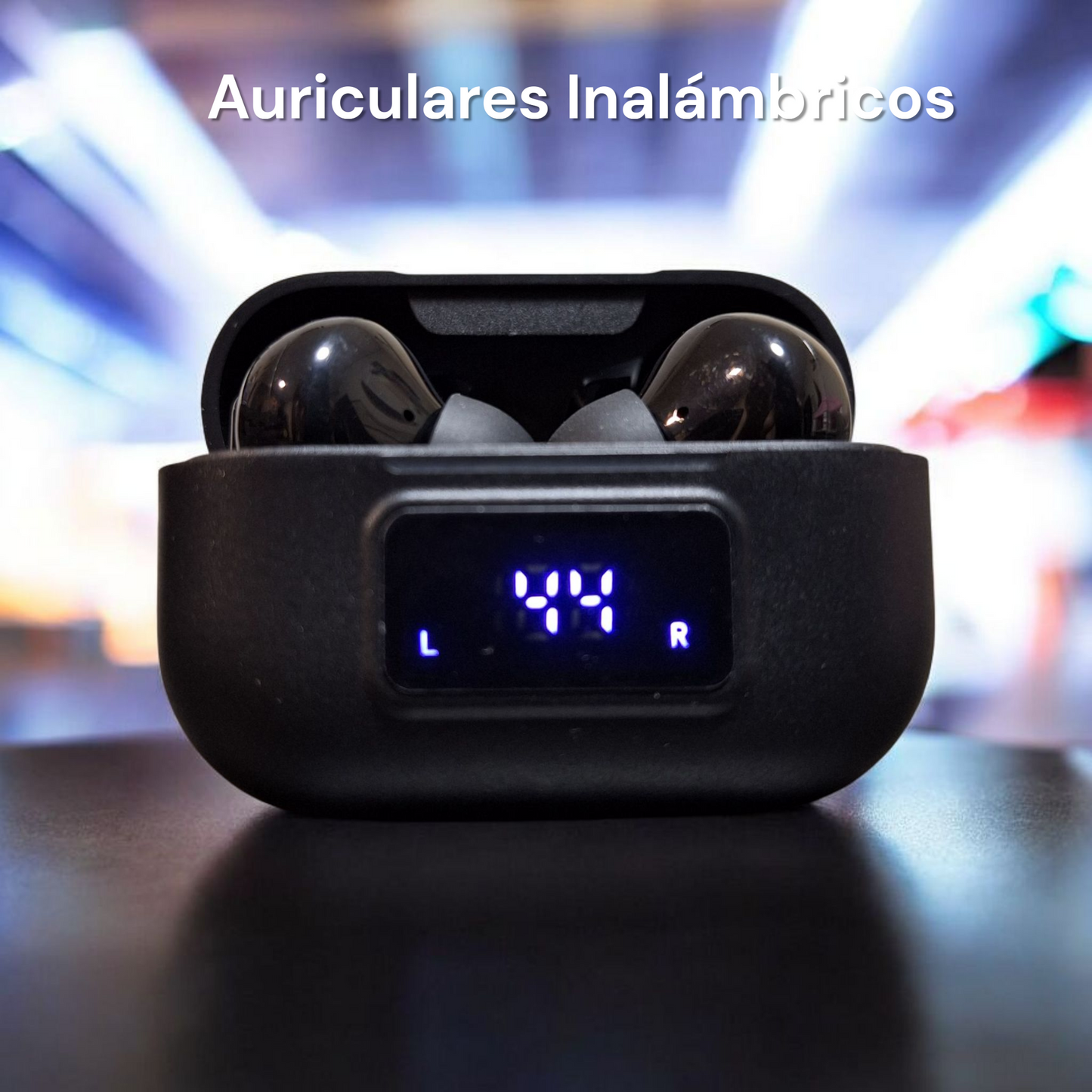 Auriculares Inalámbricos EWTTO ET-A4990BW con Pantalla LED y Bluetooth 5.3 – Sonido de Alta Fidelidad