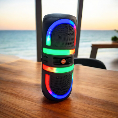 Torre de Sonido Portátil Ewtto ET-P5801MB con Micrófono y Luces RGB