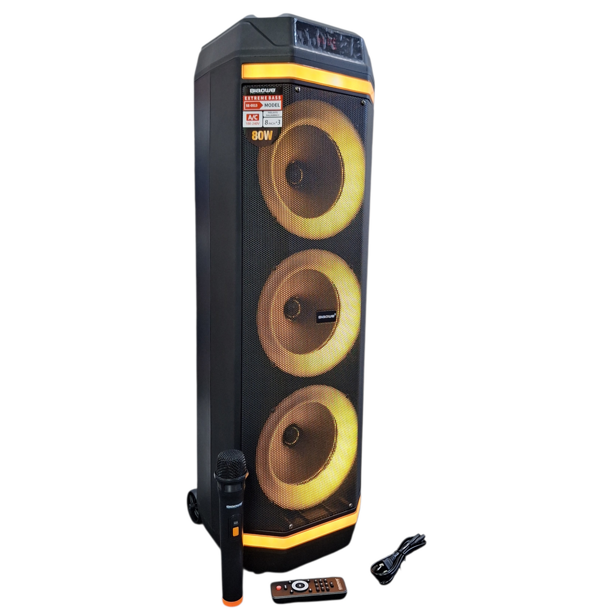 Torre de Sonido con Subwoofer + Micrófono | Siaowe SE-0513