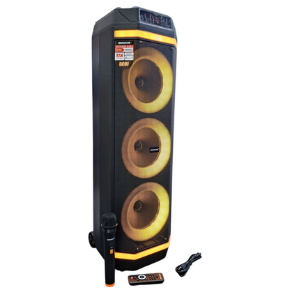 Torre de Sonido con Subwoofer + Micrófono | Siaowe SE-0513